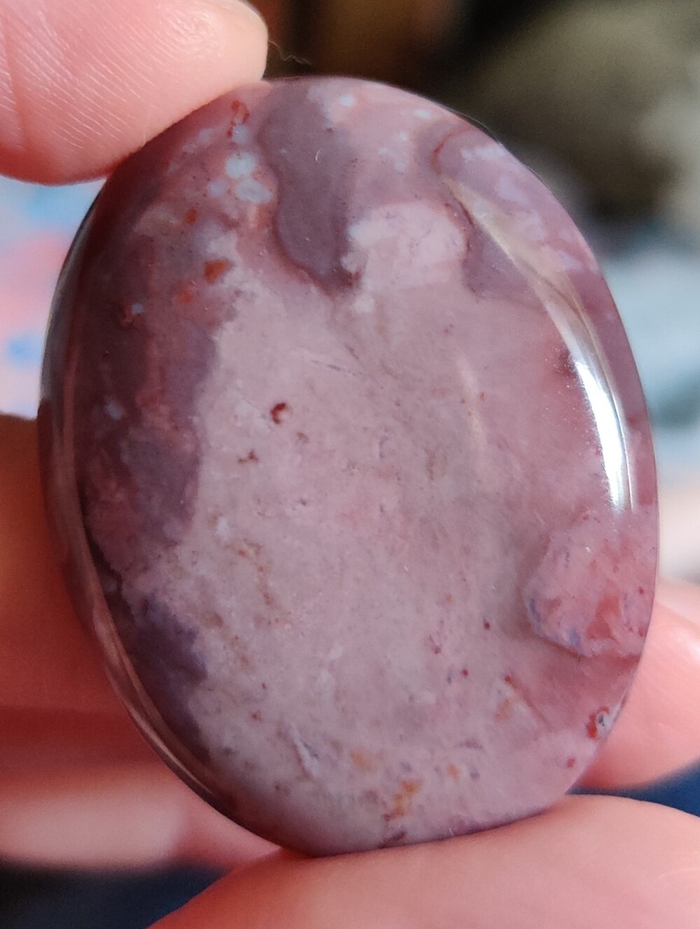 Polished Purple, Lilac cabochon Stone